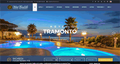 Desktop Screenshot of hoteltramonto.it