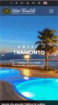 Mobile Screenshot of hoteltramonto.it